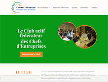 Tablet Screenshot of clubentreprisesartigues.com